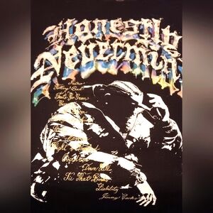 Drake Black Multicolor Graphic Tee